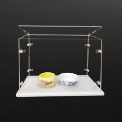   Top nyitható, átlátszó akril vitrin összeszerelés, vastagított alap, robusztus - outlet termék