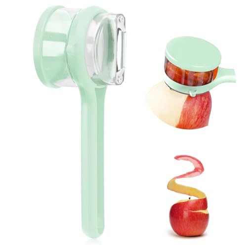 Multifunkciós hámozókés tárolódobozzal, új fejlesztésű hámozó tartóval, kétoldalas - outlet termék