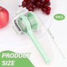 Multifunkciós hámozókés tárolódobozzal, új fejlesztésű hámozó tartóval, kétoldalas - outlet termék