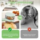 Multifunkciós hámozókés tárolódobozzal, új fejlesztésű hámozó tartóval, kétoldalas - outlet termék