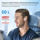 EarFun Air Pro 4 Bluetooth fülhallgató adaptív hibrid zajszűrés, aptX - outlet termék