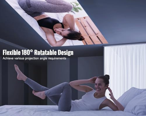 Android 13 okos projektor 4K 1080P, 5G WiFi, BT5.2, auto fókusz, auto - outlet termék