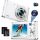 YOODEE digitális fényképezőgép, 48MP & FHD 4K, dupla kamera, 32GB, 16x zoom, 2.8" - outlet termék