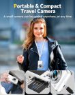 YOODEE digitális fényképezőgép, 48MP & FHD 4K, dupla kamera, 32GB, 16x zoom, 2.8" - outlet termék