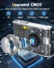 Digitális fényképezőgép, autofókuszos 4K fényképezőgép dupla kamerával, digitális - outlet termék