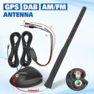 Eightwood aktív DAB/DAB+ antenna autó digitális rádió GPS DAB FM - outlet termék