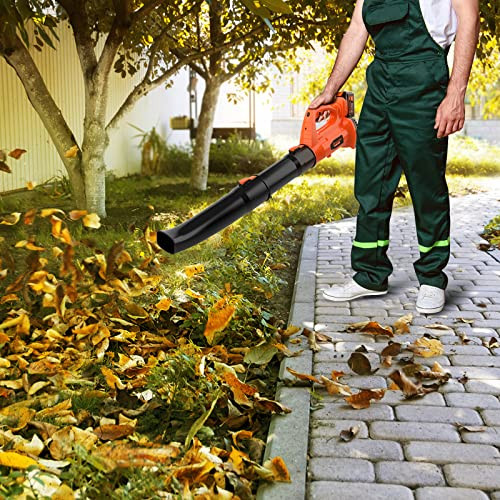 Bravolu 21V vezeték nélküli lombfúvó 2 x 4.0Ah Li-ION akkumulátorral és töltővel, max - outlet termék