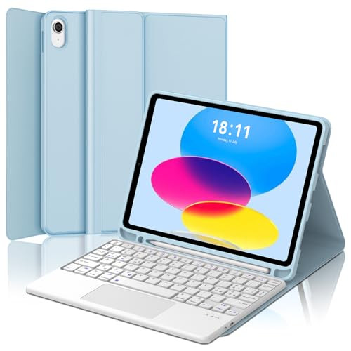 JADEMALL billentyűzet trackpaddal iPad 10. generációhoz, olasz, QWERTY, mágneses - outlet termék