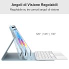 JADEMALL billentyűzet trackpaddal iPad 10. generációhoz, olasz, QWERTY, mágneses - outlet termék