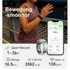 findtime Smart Ring fitneszgyűrű IP68, lépésszámláló, kalória, pulzus, alváskövető - outlet termék