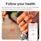 findtime Smart Ring fitneszgyűrű IP68, lépésszámláló, kalória, pulzus, alváskövető - outlet termék
