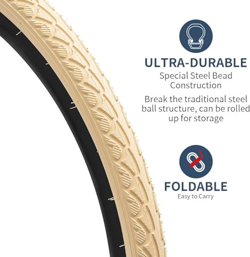 YunSCM 2 darab összecsukható 28 colos gumiabroncs 28x1.60 700x40C 42-622 és 2 darab - outlet termék