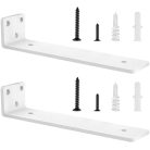 2 darabos lebegő polctartó konzol 30,48 cm, nagy teherbírású falra szerelhető polctartó - outlet termék