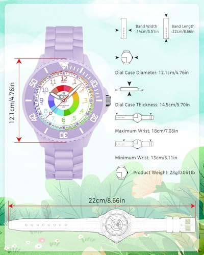 Weayege gyerek karóra fiúknak és lányoknak, 3ATM vízálló, analóg kvarc - outlet termék