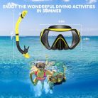 LITTLEJSY felnőtt búvárkészlet páramentes búvárszemüveg  - outlet termék