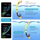 LITTLEJSY felnőtt búvárkészlet páramentes búvárszemüveg  - outlet termék