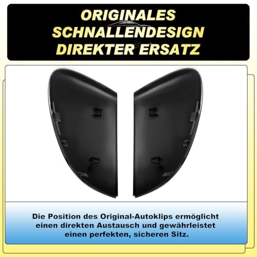 VW Golf 8 MK8 2019-2021 tükörház fényes fekete - outlet termék