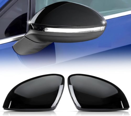 GEARMONSTER visszapillantó tükör borítás fényes fekete VW Golf 8 MK8 2019-2021 - outlet termék