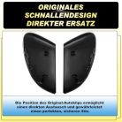 GEARMONSTER tükörház, visszapillantó tükör borítás fényes fekete - outlet termék