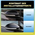 GEARMONSTER tükörház, visszapillantó tükör borítás fényes fekete - outlet termék