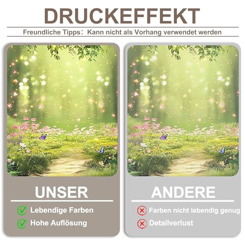 Luminora 2,1 x 1,5 m anyag háttér varázserdő, mese, csodaország, erdő, varázslatos - outlet termék