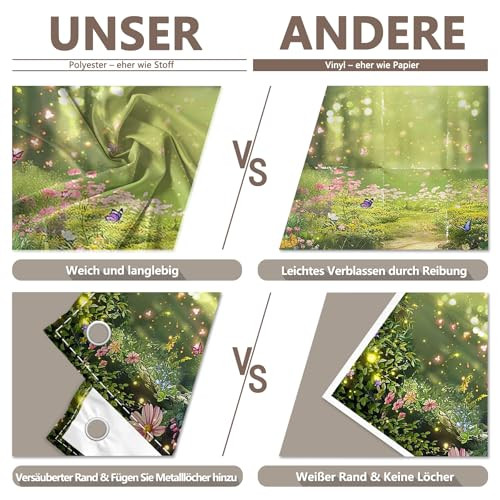 Luminora 2,1 x 1,5 m anyag háttér varázserdő, mese, csodaország, erdő, varázslatos - outlet termék