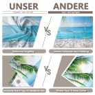 Luminora anyag, 2,1 x 1,5 m, nyári strand fotóháttér hawaii trópusi óceán - outlet termék