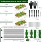 Polytunnel növényalagút magaságyáshoz 18 darabos - outlet termék