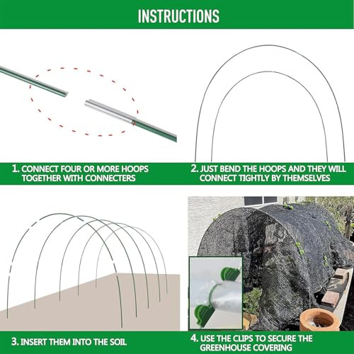 Polytunnel növényalagút magaságyáshoz 18 darabos - outlet termék