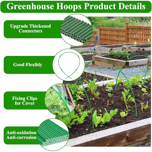 Polytunnel növényalagút magaságyáshoz 18 darabos - outlet termék