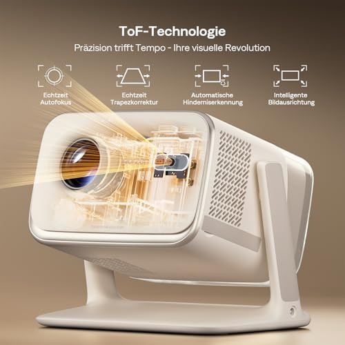 Aurzen Boom Mini 4 az 1-ben okos vetítő Google TV-vel, 4K támogatás, házimozi és - outlet termék