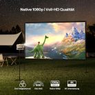 Aurzen Boom Mini 4 az 1-ben okos vetítő Google TV-vel, 4K támogatás, házimozi és - outlet termék