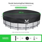 PATWING időjárásálló medencetakaró kerek Ø 370 Ø320-366cm medencékhez, UV-álló - outlet termék