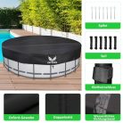 PATWING időjárásálló medencetakaró kerek Ø 370 Ø320-366cm medencékhez, UV-álló - outlet termék