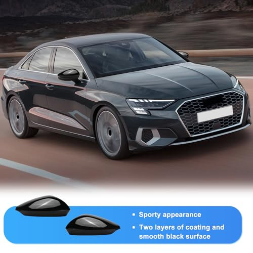 Audi A3/S3/RS3 8Y 2022-2024 tükörborítás fekete - outlet termék