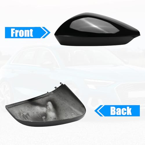 Audi A3/S3/RS3 8Y 2022-2024 tükörborítás fekete - outlet termék