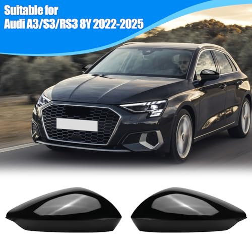 Audi A3/S3/RS3 8Y 2022-2024 tükörborítás fekete - outlet termék