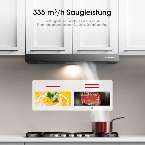 GASLAND BR60SS A++ páraelszívó 60 cm üveg előlappal, érzékelős érintésvezérlés, 566 - outlet termék