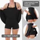 Bezioner női teniszruha beépített melltartóval zsebes - outlet termék