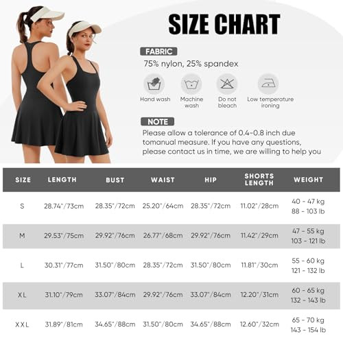 Bezioner női teniszruha beépített melltartóval zsebes - outlet termék