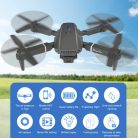 Drone HD 4K kamerával, RC összecsukható FPV WiFi gyerekeknek, kezdőknek, 2 - outlet termék
