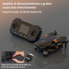 F205 drón kamerával 2,4 hüvelykes kijelzőhöz kefe nélküli motor, FPV, autó lebegés - outlet termék
