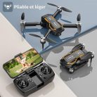 Drone Dual HD kamera gyerekeknek 720P WiFi, táska, útvonal repülés, fej nélküli mód - outlet termék