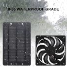 Solar Extractor Fan 12 V 10 W, kettős ventilátor, vízálló napelem ventilátor - outlet termék
