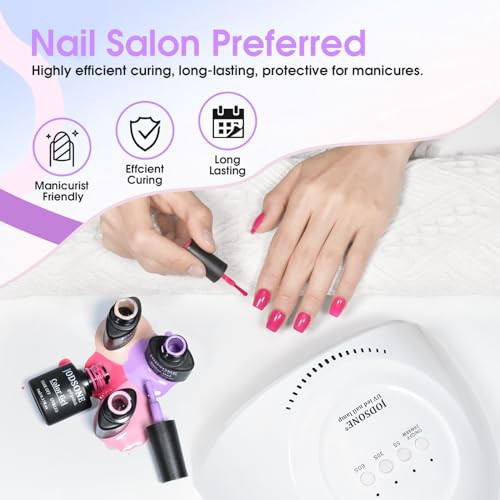 JODSONE UV LED körömlámpa 30 LED-es körömszárító automatikus érzékelő, 3 időzítő - outlet termék