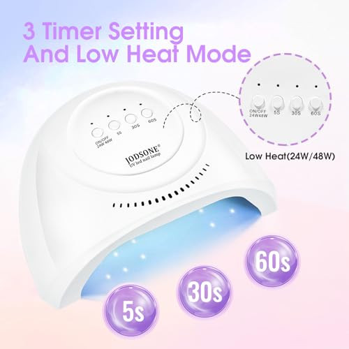 JODSONE UV LED körömlámpa 30 LED-es körömszárító automatikus érzékelő, 3 időzítő - outlet termék
