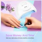 JODSONE UV LED körömlámpa 30 LED-es körömszárító automatikus érzékelő, 3 időzítő - outlet termék