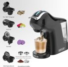 KOTLIE EM-308A kávéfőző, 5 az 1-ben, 4 hőmérséklet, 7 vízszint (fekete) - outlet termék