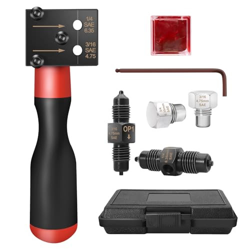 RUIZHI fékcső peremező eszköz SAE, dupla fej, 4.75 mm és 6.35 mm - outlet termék