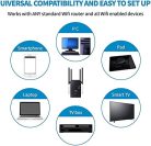 Aenxwa vezeték nélküli jelerősítő 1200Mbps két sávos 2.4GHz+5GHz, 4 antennás - outlet termék
